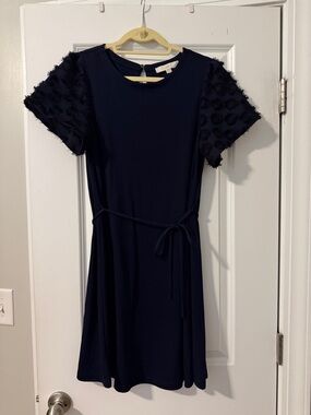 navy blue striped dress Boden Women's Saoirse Smocked Jersey Dress